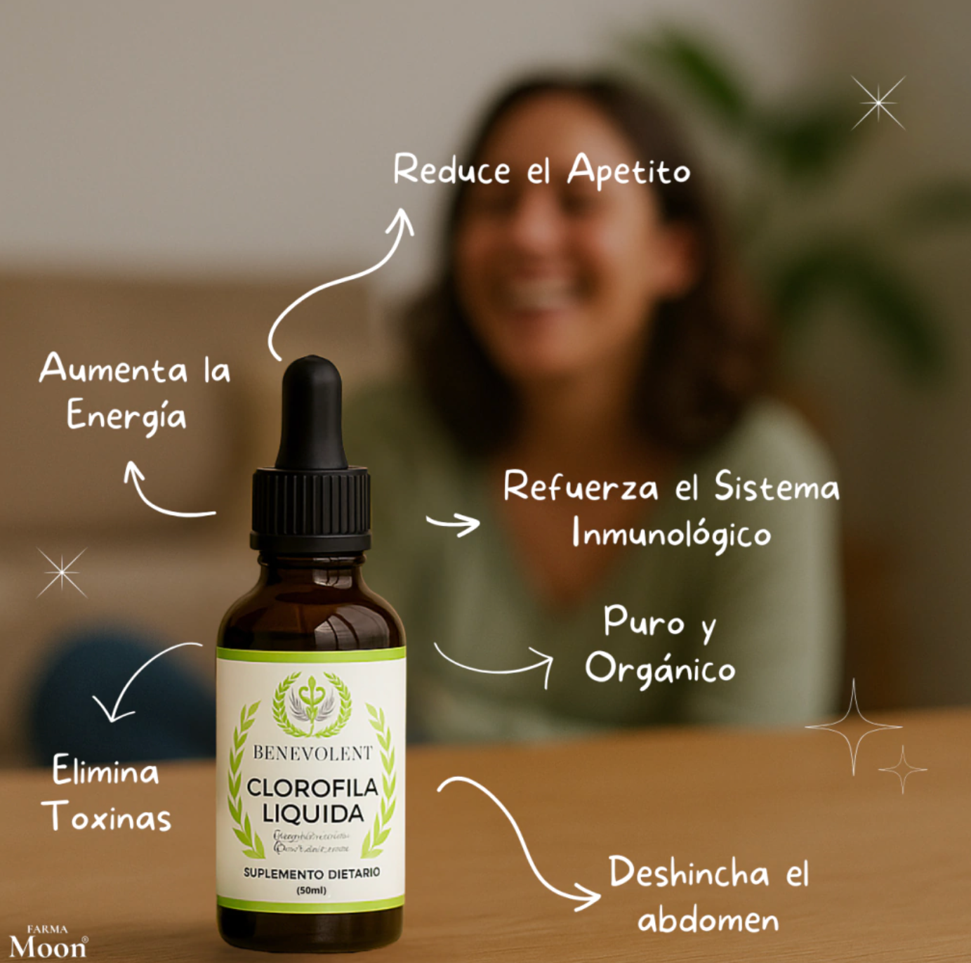 CLOROFILA LIQUIDA EN GOTAS + DELIVERY GRATIS